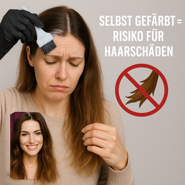 Selbstgefärbt = Risiko für Haarschäden Selbstgefärbt = Risiko für Haarschäden